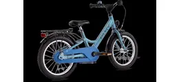 Puky YOUKE 16  Kinder Alu-Spielrad 16 mit Rücktrittbremse + Gepäckträger 16 Zoll kinderfahrrad blau Rahmenhöhe: 25 cm