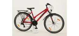 Pegasus Arcona 26-21 Alu 26" Damen Alu- ATB 21-Gang Kettenschaltung, Federgabel 26 Zoll jugendfahrrad Kettenschaltung rot Rahmenhöhe: 44 cm