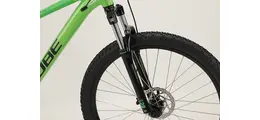Cube Aim 27/29" Hardtail MTB Offroad 16-Gang Shimano Kettenschaltung 27,5 Zoll Herrenfahrrad 16 Gang Kettenschaltung grün Rahmenhöhe: S (37cm)