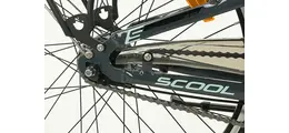 S'cool troX EVO alloy 24" Kn. Dirt-ATB 7-Gang Rücktrittbremsnabe 24 Zoll jugendfahrrad 7 Gang Nabenschaltung mit Rücktritt anthrazit Rahmenhöhe: 30 cm