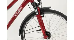 Cube Touring 28" Trekkingrad mit 24-Gang Shimano Kettenschaltung, Nabendynamo 28 Zoll Damenfahrrad 24 Gang Kettenschaltung grau Rahmenhöhe: 46 cm