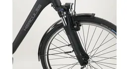 Hercules E-Imperial 180 S F5 28" City-/Trekking XXL-E-Bike 5-Gang Freilauf 500Wh, 180kg 13.4 Ah erwachsenenfahrrad 5 Gang Nabenschaltung mit Freilauf schwarz Bosch Rahmenhöhe: 46 cm