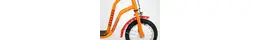 Scooter Kinderroller 12"orange/rot