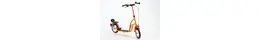Scooter Kinderroller 12"orange/rot