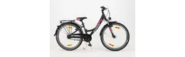 Pegasus 24 Zoll Mädchenfahrrad 7 Gang Nabenschaltung schwarz Rahmenhöhe: 32 cm