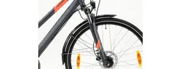 Pegasus Corona Disc Trekkingrad 21 Gang 28 Zoll Damenfahrrad 21 Gang Kettenschaltung grau Rahmenhöhe: 45 cm