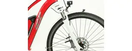 EBIKE Z003 Capri 400 Watt Intuvia E-Bike 11 Ah Damenfahrrad 10 Gang Kettenschaltung weiß Bosch Rahmenhöhe: 48 cm