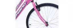 CicliSchiano Integral Mountain Bike 26" Damen 18-G 26 Zoll Damenfahrrad 18 Gang Kettenschaltung pink Rahmenhöhe: 43 cm