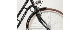 Ragos Flair 7NR Damen City-Touren Retro Rad 7-Gang Rücktrittbremse 26 Zoll 7 Gang Nabenschaltung mit Rücktritt schwarz Rahmenhöhe: 45 cm