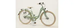 Puky Skyride 24-3 Classic Mädchen/Jungend ATB 24" 3-Gang Shimano Freilaufnabe 24 Zoll jugendfahrrad grün Rahmenhöhe: Onesize
