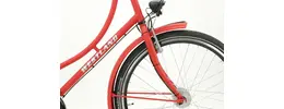 Westland Nostalgie 3 Gang Nabendynamo 26 Zoll Damenfahrrad 3 Gang Nabenschaltung rot Rahmenhöhe: 45 cm