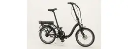 Ragos FOL-AL-EBK 20 Zoll Aluminium Falt-E-Bike mit 7-Gang Rücktrittbremsnabe 374Wh 10,4 Ah Akku schwarz Greenway Rahmenhöhe: 26 cm
