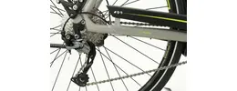 Hercules Futura Sport E-Bike ( Pedelec) 400 11 Ah Damenfahrrad 9 Gang Kettenschaltung silber Bosch Rahmenhöhe: 45 cm