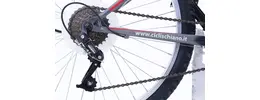 CicliSchiano Integral Mountain Bike 24" Knaben 18-G 24 Zoll Jungenfahrrad 18 Gang Kettenschaltung anthrazit Rahmenhöhe: 36 cm