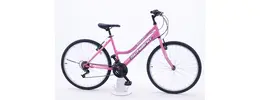 CicliSchiano Integral Mountain Bike 26" Damen 18-G 26 Zoll Damenfahrrad 18 Gang Kettenschaltung pink Rahmenhöhe: 43 cm