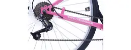 CicliSchiano Integral Mountain Bike 26" Damen 18-G 26 Zoll Damenfahrrad 18 Gang Kettenschaltung pink Rahmenhöhe: 43 cm