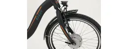 Ragos FOL-AL-EBK 20 Zoll Aluminium Falt-E-Bike mit 7-Gang Rücktrittbremsnabe 374Wh 10,4 Ah Akku schwarz Greenway Rahmenhöhe: 26 cm