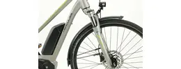 Hercules Futura Sport E-Bike ( Pedelec) 400 11 Ah Damenfahrrad 9 Gang Kettenschaltung silber Bosch Rahmenhöhe: 45 cm