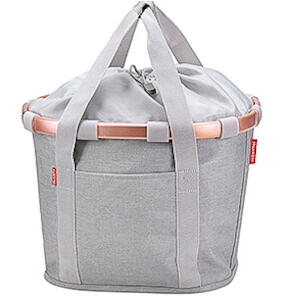 KLICKfix BIKEBASKET TWIST SKY ROSE