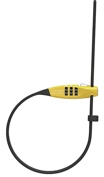 Abus Combiflex TravelGuard yellow