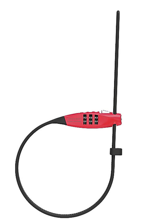 Abus Combiflex TravelGuard red