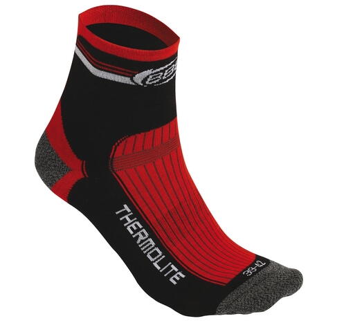 BBB Socken Therm Gr47-49 sw/ro lan