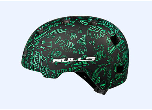 Bulls Bulls Helm Juveno black/blue/g Größe: 48-53 cm