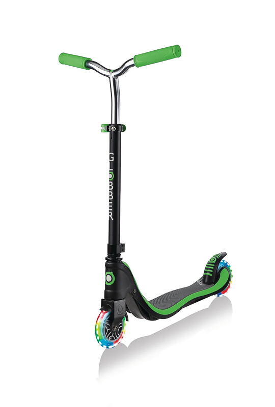 Globber Flow 125 Lights  Aluminium Sco