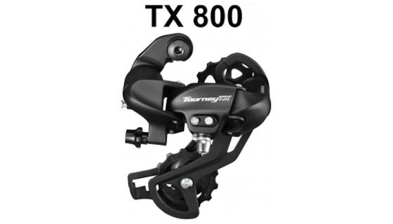 Shimano Schaltwerk TX 800 8F, schwarz