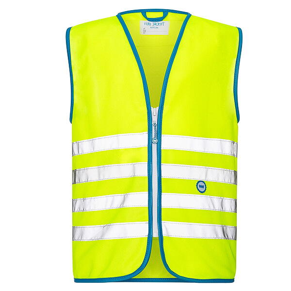 WOWOW Fun Jacket, Weste gelb Größe: S, 5-7 Jahre