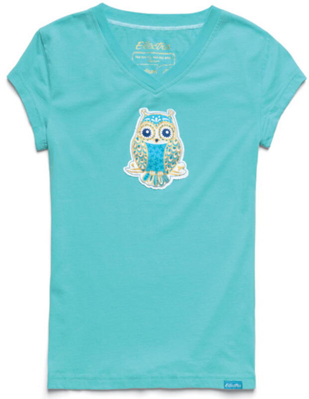 Electra Night Owl Da. Kurzarm V-Shirt Größe: Größe: L