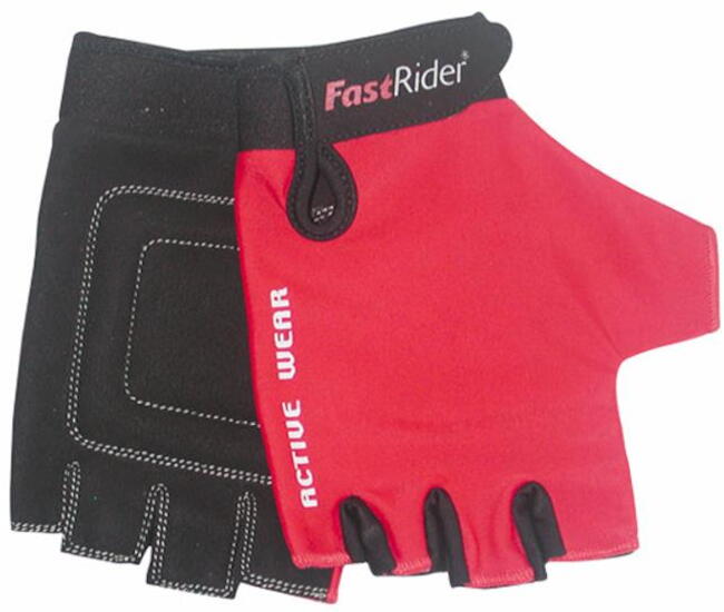 Fast Rider Kurzfingerhandschuhe One rt/sw Größe: 6