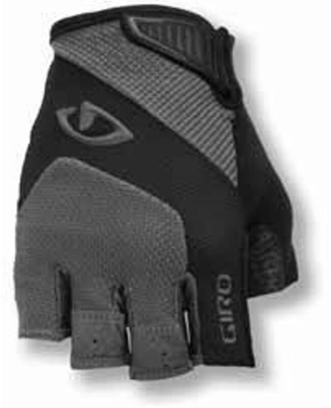 Giro Monaco Handschuh kurz grau/sw Größe: Größe: Gr. L