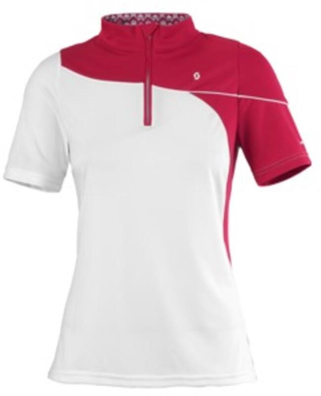 Scott Damen Kurzarm Shirt Sky we/rot Größe: Größe: L