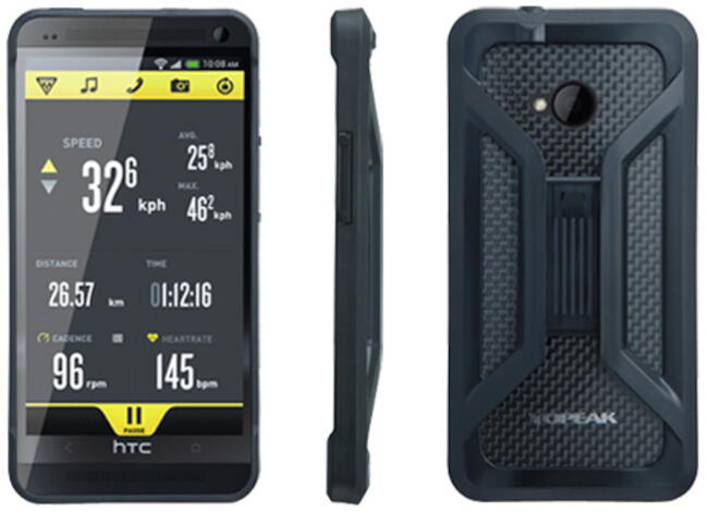 Topeak RideCase HTC One mit Halter sw