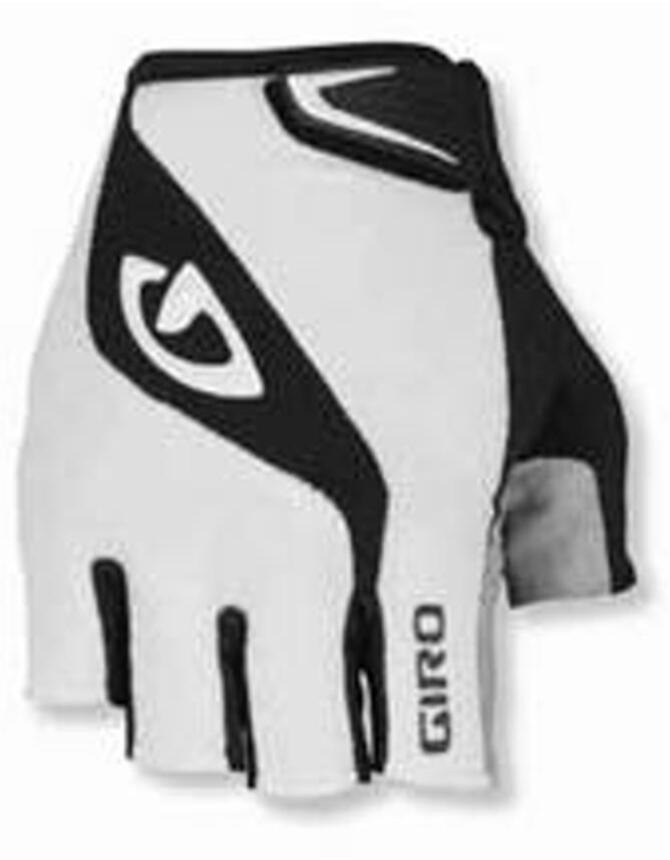 Giro Bravo Handschuh kurz weiß/sw Größe: 10