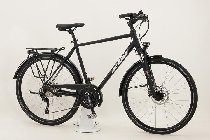 KTM Avenza 30 Disc 28 Zoll Trekkingbike 30-Gang Kettenschaltung schwarz Rahmenhöhe: 56 cm