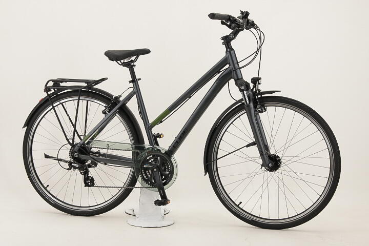 Cube Touring 28 Zoll Trekkingrad 24-Gang Kettenschaltung Trapez Rahmen grau Rahmenhöhe: 46 cm