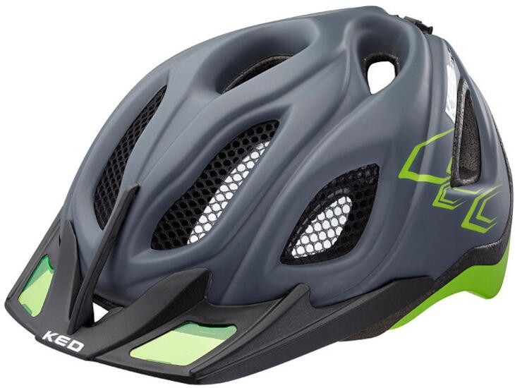 KED Certus K-Star Fahrradhelm In Grau – Mit 360° Retroreflexion & K-FIT Anpassungssystem