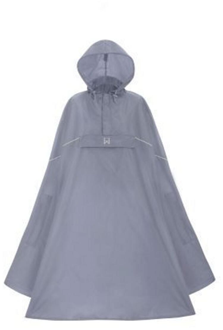 Willex Regenponcho Leichtgewicht grau Größe: Größe: L/XL
