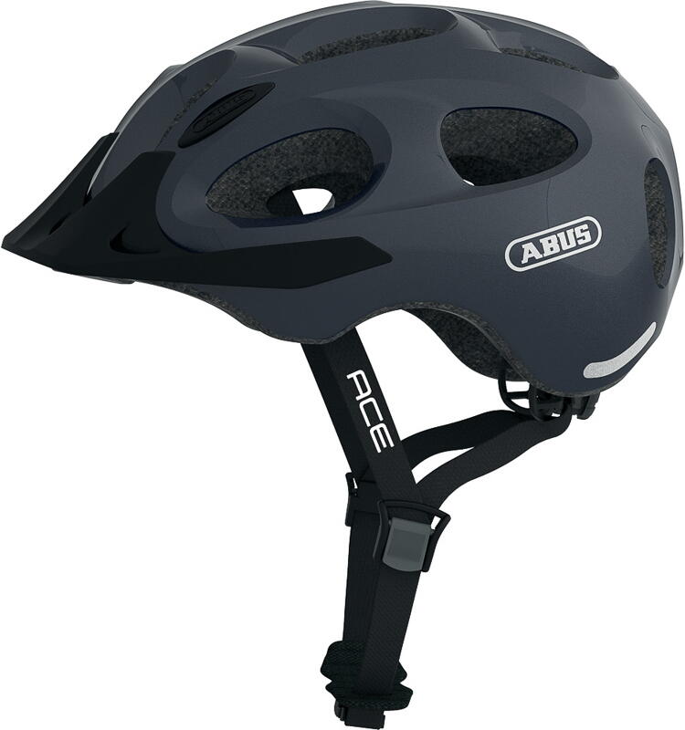 Abus Helm YOUN-I ACE sparkling tita Größe: 52-57 cm