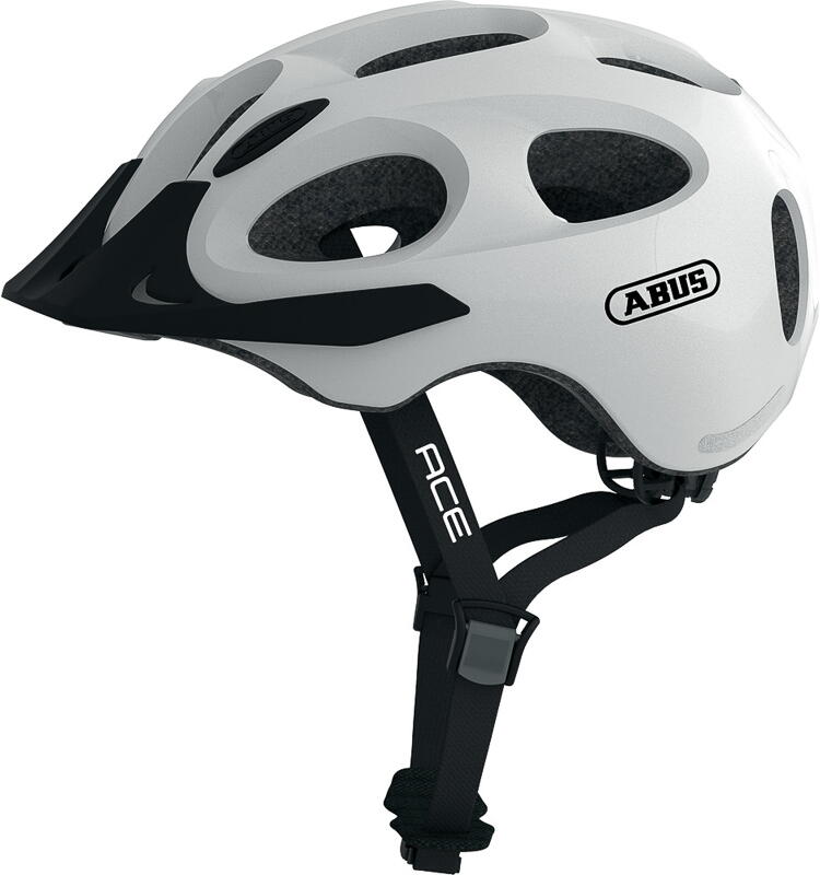 Abus Helm YOUN-I ACE pearl white Größe: 48-54 cm
