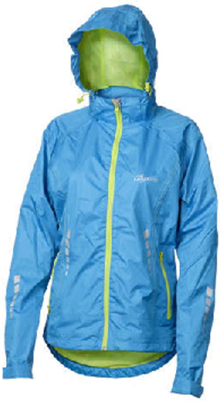 Apura Damen Regenjacke blue/lime Größe: 40