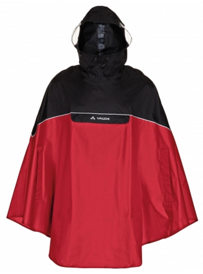 Vaude Covero Poncho II, red