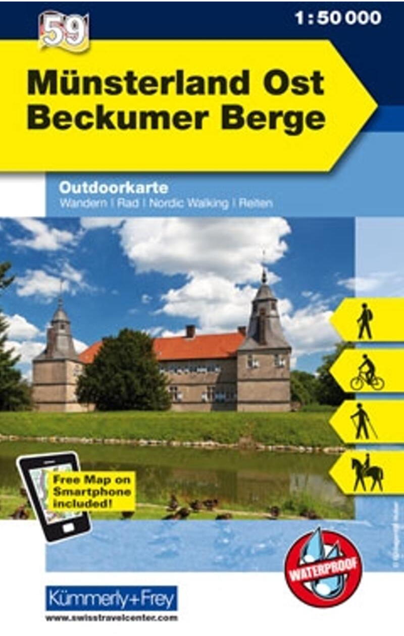 Kümmerly+Frey Münsterland Ost Outdoorkarte