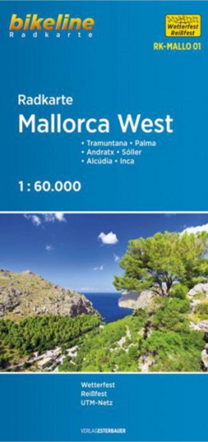 BikeLine Mallorca West, Radkarte