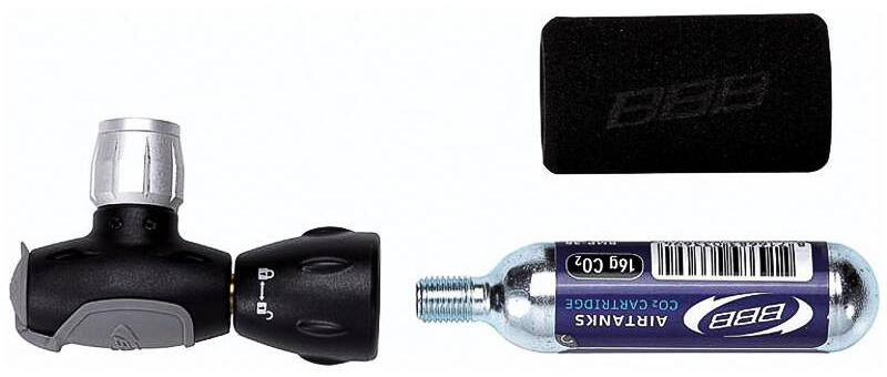 BBB CO2-Minipumpe AirSafe sw/gr
