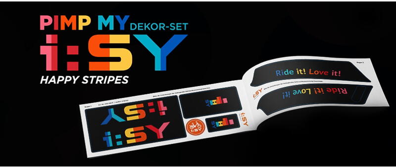 I:SY Dekorset XXL "Happy Stripes"