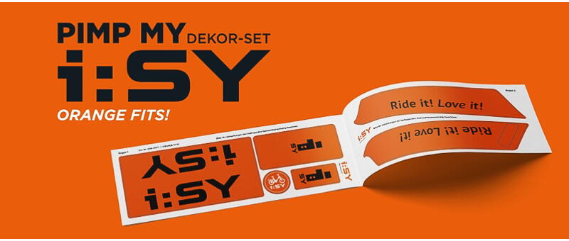I:SY Pimp my i:SY Dekorset "Orange