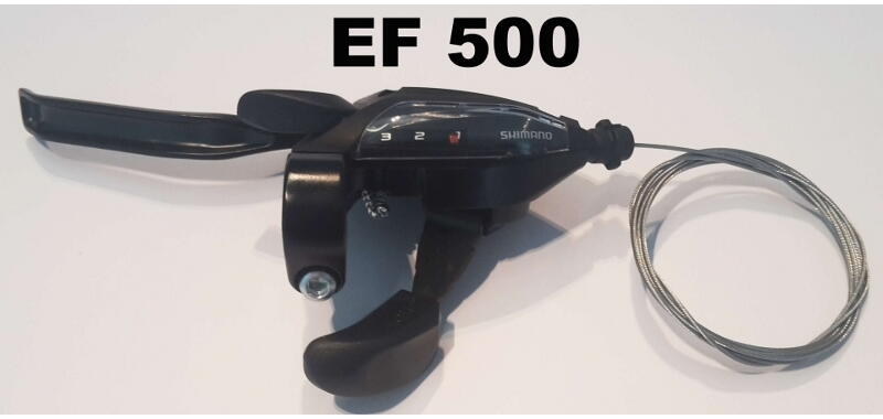 Shimano EF 500 links für 3 - fach schw